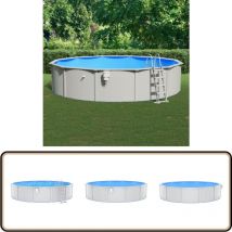 Piscine avec échelle de sécurité 550x120 cm - Piscine Hors Sol - Piscine Ronde - Piscine Enterrée - Piscine Pour Enfants - Piscine Familiale