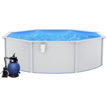 Piscine avec pompe filtrante à sable 460x120 cm