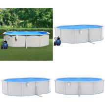 Piscine avec pompe filtrante à sable 490x360x120 cm - piscine - piscines - Home & Living