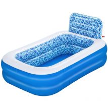 Piscine Gonflable Silicona avec Aspersoir 229x152x196 cm +6 Ans Jardin 54451 - Bestway