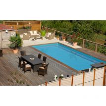 Piscine bois evora 6,20m x 4,20m x h: 1,33m