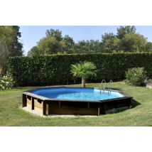 Piscine bois violette 2 Ø5,00m x h: 1,27m