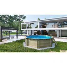 Piscine en bois 5,37x5,37 - H.1,31 m - avec filtration
