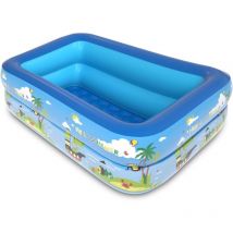 Piscine Enfant,Piscine Gonflable Carré,Pataugeoire Gonflable,Piscine Pataugeoire,Pataugeoire Carré,Piscine Gonflable Enfant,Piscine d'eau pour