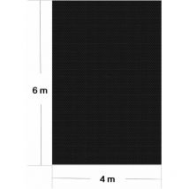 Piscine film solaire 4x6m couverture de piscine noir chauffage solaire piscine a