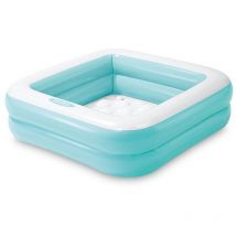Piscine gonflable carrée Bleu Intex