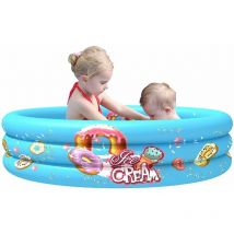 Héloise - Inflatable Baby Pool, Paddling Pool, Indoor/Outdoor Plastic Inflatable Baby Pool, Safe Water Summer Party, 110 x 30 cm (43.3 x 11.8 Inches)