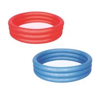 Piscine Gonflable Enfant 3 Anneaux Eco Couleur Assortie 102x25 cm +2 Ans Jardin 51024 - Bestway