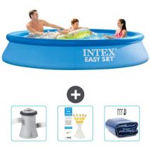 Piscine Gonflable Ronde Easy Set Intex 305 x 61 cm - Bleue - Incluse Accessoire CB74