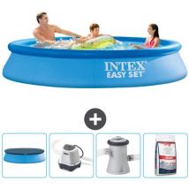 Piscine Gonflable Ronde Easy Set Intex 305 x 61 cm - Bleue - Incluse Accessoire CB53