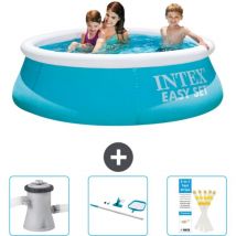 Piscine Gonflable Ronde Easy Set Intex 183 x 51 cm - Bleue - Incluse Accessoire CB82