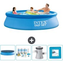 Piscine Gonflable Ronde Easy Set Intex 305 x 76 cm - Bleue - Incluse Accessoire CB2 - Blue