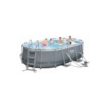 Bestway - Piscine hors-sol Power Steel - Ovale - 427x250x100cm