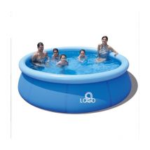 Piscine hors sol Piscine facile à installer de 300 cm x 76 cm, bleue - RWPiscine hors sol