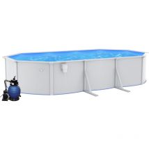 Piscine avec pompe filtrante à sable 610x360x120 cm Vidaxl
