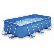 Habitat Et Jardin - Piscine tubulaire rectangle- ludo 1 - 4 x 2 x 1 m - Filtration à cartouche