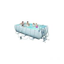 Piscine rectangulaire à ossature d'acier électrique hors sol
