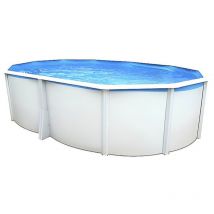 TOI - Piscine hors-sol acier ibiza ovale 550X366X132cm filtre à sable