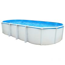 TOI - Piscine hors-sol acier ibiza ovale 730X366X132cm filtre à sable