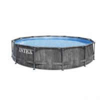 Intex - Kit piscine tubulaire baltik - (ø)3,66 x (h)0,99 m