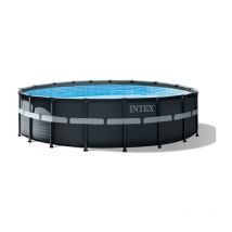 Intex - Piscine tubulaire Ultra Frame xtr - Ronde - 5,49 m x 1,32 m de