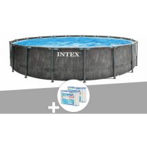 Kit piscine tubulaire Intex Baltik ronde 4,57 x 1,22 m + 6 cartouches de filtration