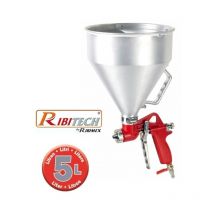 Ribitech - Pistola Aerografo/spruzzatore Ad Aria Compressa Per Intonaco/malte 5000ml Pracpca