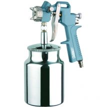 Pistola pneumatica per verniciatura con serbatoio Abac