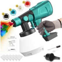 Pistole di pittura, mano 1l con vernice a mano vernice da 1 litro di vernice pittore murale con filtri 4x (nessuna batteria), compatibile con la