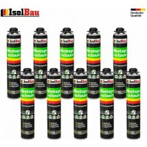 Isolbau - Pistolenschaum Montageschaum Schaumpistole Pistolenreiniger Bauschaum Qualität Metall Schaumpistole: Ohne Metall Schaumpistole