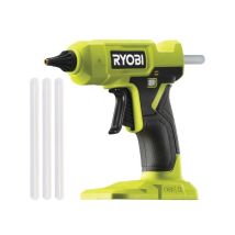 Ryobi - Pistolet a colle 18V one+ - chauffe en 3 min - indicateur de chauffe - diam. bâtons 12 mm - Avec 3 de colle - RGLU18-0