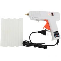 Kkmoon - Pistolet à colle thermique à température réglable 120W pour l'industrie domestique avec 10 bouchons de colle ue 11mm