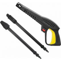 Ikodm - Pistolet à eau haute pression avec lance à jet variable et lance rotative, compatible avec les nettoyeurs haute pression Lavor