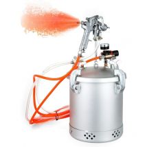 Pistolet à peinture 10 L Réservoir sous pression 60 PSI Pulvérisateur de peinture avec réservoir de peinture et pistolet à peinture Pistolet à