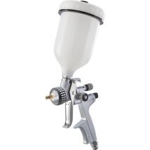Pistolet a peinture aerographe buse 13mm reservoir superieur 600 ml Fervi th601a