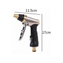 Pistolet Arrosage Pistolet Arrosoir Haute Pression Métal Réglable du Débit d'eau, Puissant pour Laver Les Voitures, Arroser Pelouse Et Plantes ou