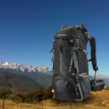 Tumalagia - lifcausal Sac à Dos Imperméable 50L Multisport Extérieur : Randonnée, Camping, Alpinisme avec Housse de Pluie Intégrée