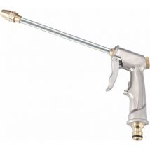 Pistolet d'arrosage Métal avec Réglable Buse en Laiton Pistolet Haute Pression Pulvérisateur Pistolet d'arrosage de Tuyau de Jardin pour Lavage de