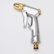 Pistolet d'arrosage Métal, Pulvérisateur de Pistolet Arrosoir à Eau Haute Pression, Pistolet à Eau de Jardin Robuste, Pulvérisateur de Jardin à haute