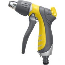 Pistolet d'Arrosage Tri Matière avec Buse en Laiton : Débit réglable, antidérapant, filtre à eau intégré