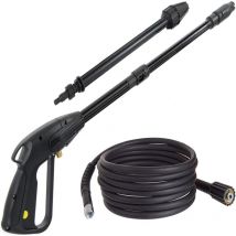 Cyslmuk - Pistolet de nettoyage haute pression M14 avec tuyau haute pression - Accessoires de nettoyage haute pression - Buse réglable - Longueur de