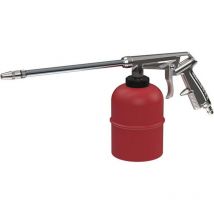 Riegler - Pistolet de pulvérisation Buse droite. 1l. Synthétique rouge. 2-8bars. Prise NW7.2 .