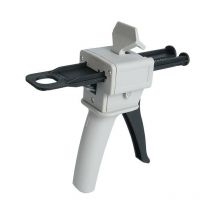 Pistolet Distributeur Époxy 50 ml, ab Pistolet à Colle Époxy Poignée Applicateur pour Mélange Colle, Ratios 1:1 et 2 :1 (Pistolet)