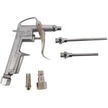 Silver - Pistolet do przedmuchiwania + końcówki