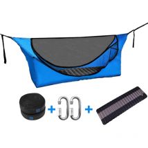 Tumalagia - lifcausal Hamac de Camping Léger avec Matelas Gonflable Intégrable et Moustiquaire Idéal pour Maison, Randonnée, Plage et Voyage