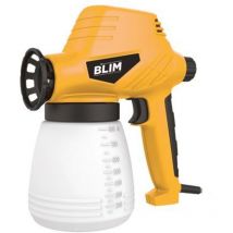 Pistolet à peinture électrique Blim 120w - réservoir 800ml - buse 0,8mm - viscosité max. 80 din/sec - manipulation facile