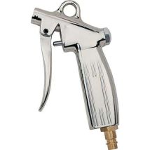 Riegler Pistolet De Soufflage Sans Buse Aluminium Moulé Sous Pression Nickelé Mamelon Dn 7,2 - 7,8 - 114335