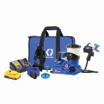 Graco - Pistolet pulvérisateur de peinture Airless Ultra QuickShot avec 2 batteries 18V 2,0Ah Dewalt - 1 chargeur de batterie Dewalt - sac de
