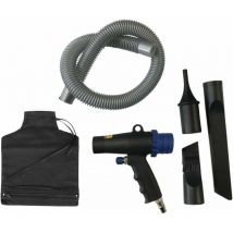 Pistolets de soufflage à Air comprimé Kit d'Aspirateur pour Compresseur Outils de soufflage à Vide d'Air à Double Fonction