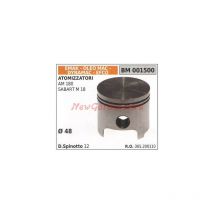 Pistone atomizzatore am 180 sabart m 18 ø 48mm emak 001500
